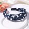 4th of July Headband Independence Day Hair Accessories for Women Girls White Stars Blue Hair Decoration